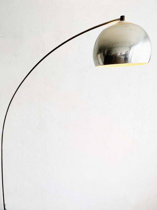 Mid Century Chrome Arc Lamp