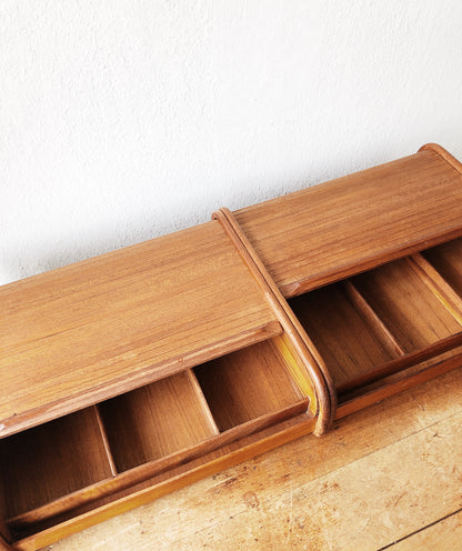 Vintage Teak Flat Storage