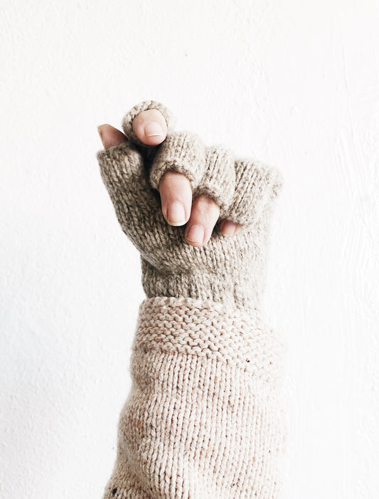 Vintage Wool Fingerless Gloves