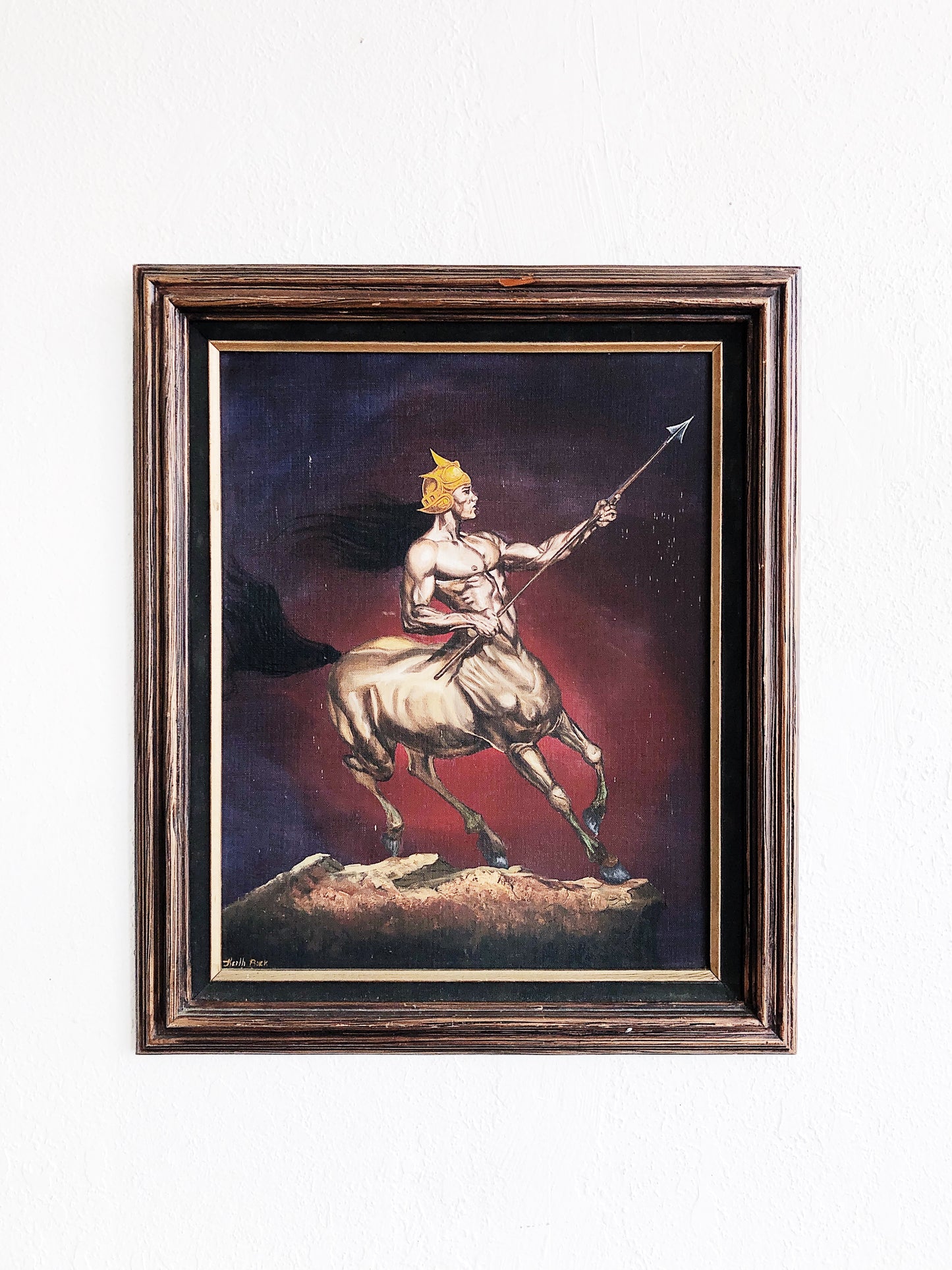 Vintage Centaur Painting