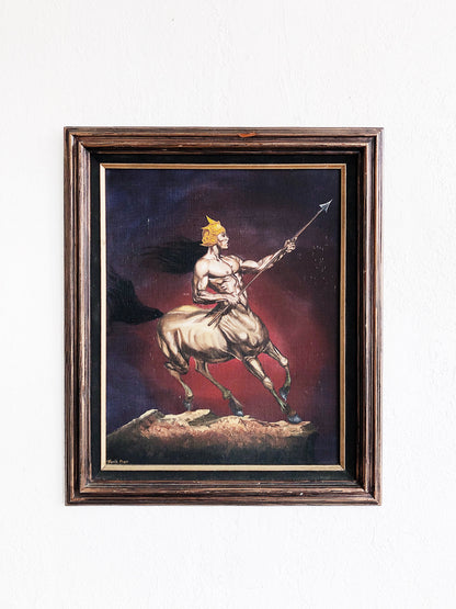 Vintage Centaur Painting