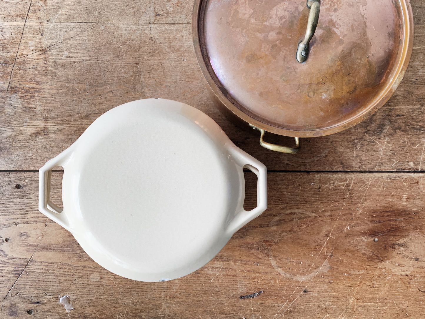 Mid Century Copco Cast Iron Dutch Oven