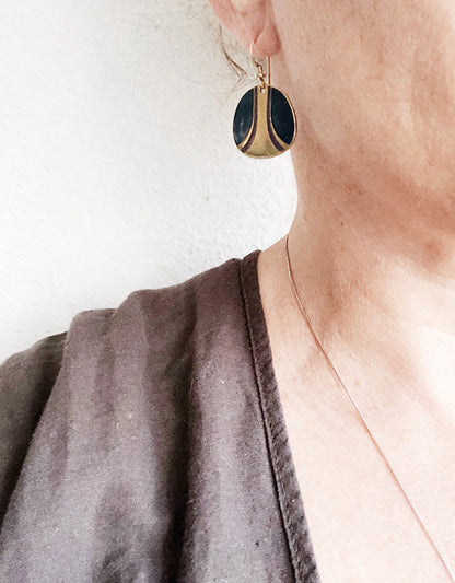 Vintage Laurel Burch Enamel Earrings