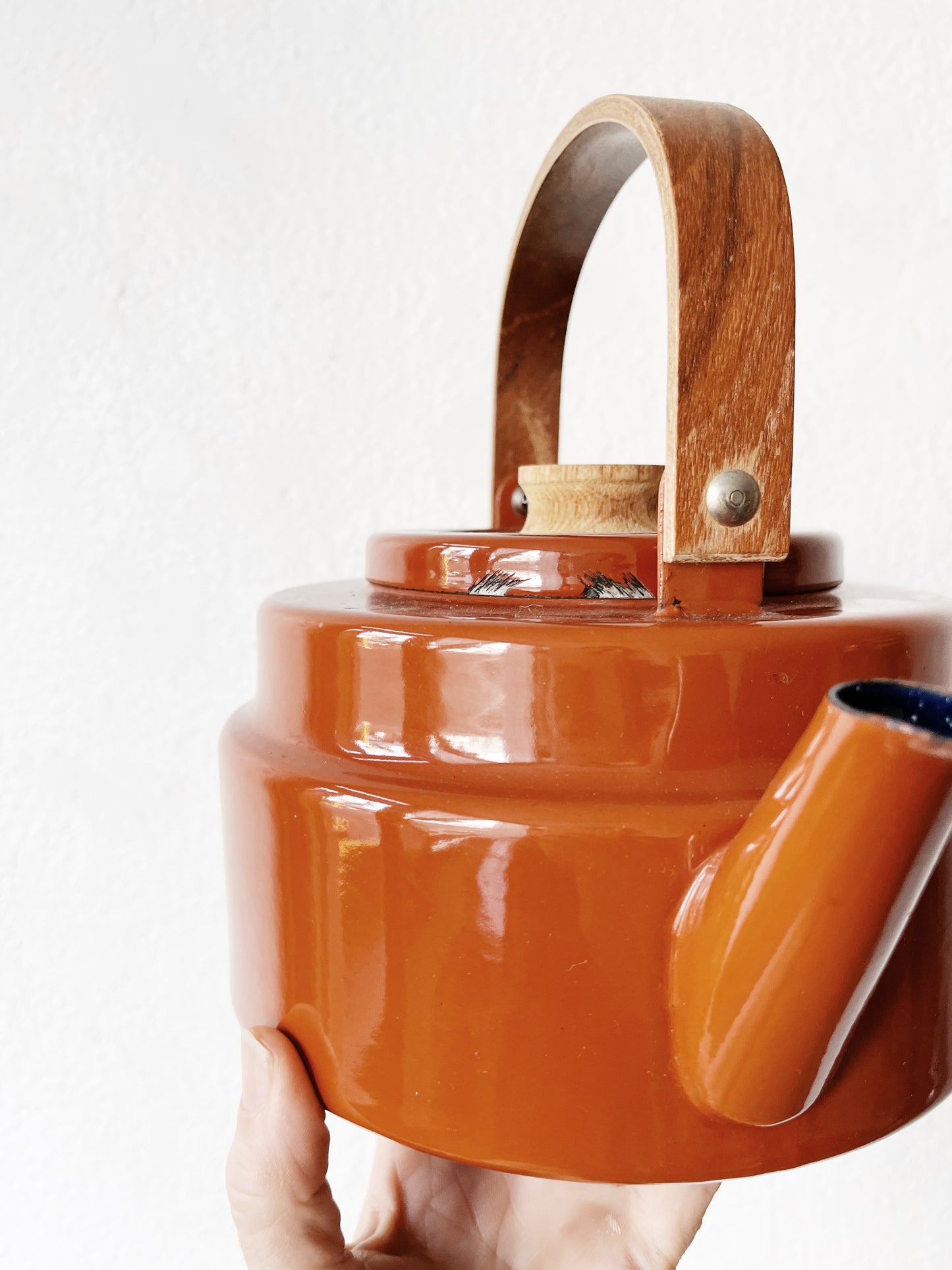 Vintage Enamel Kettle
