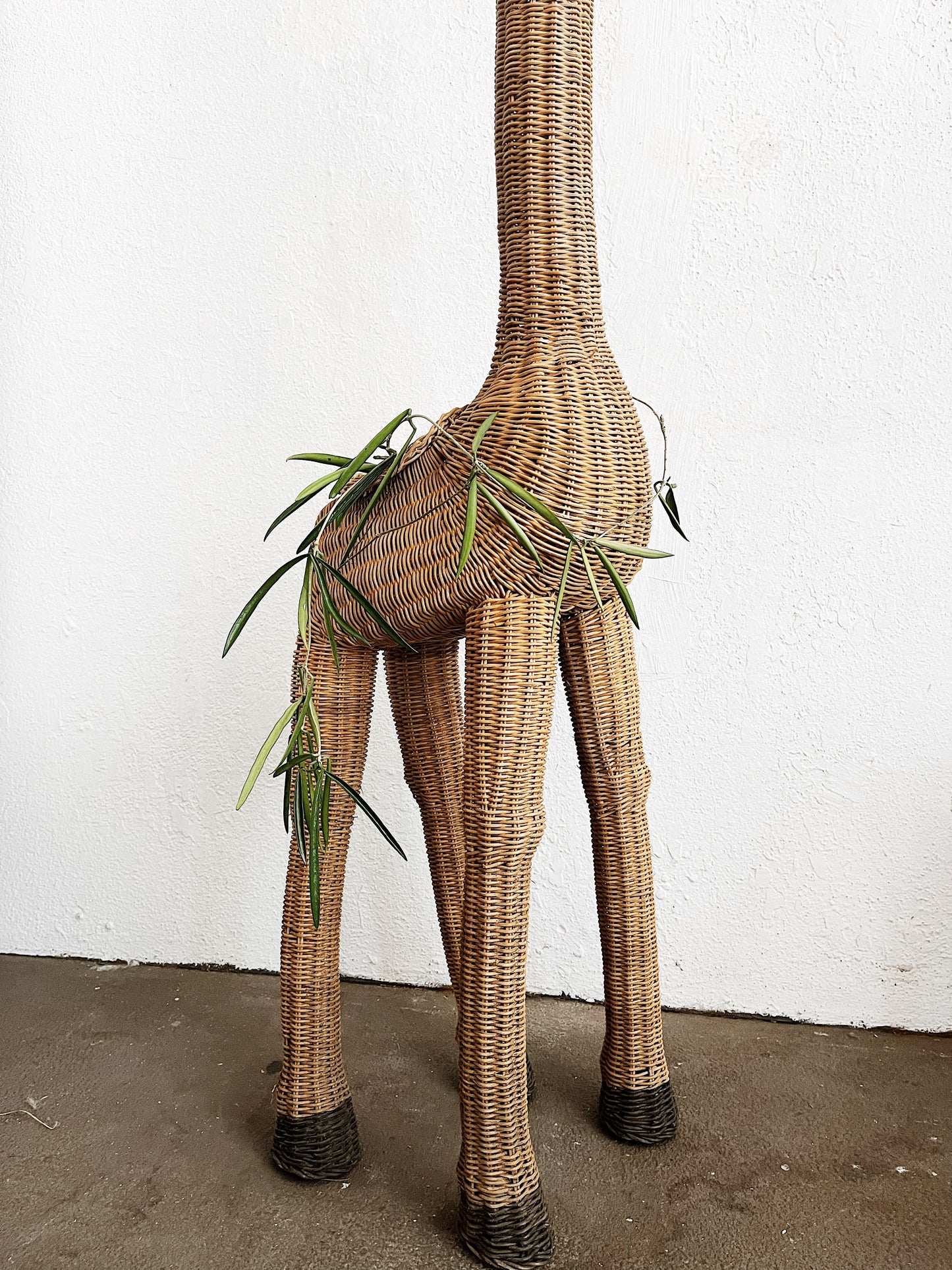RESERVED Vintage Giraffe Floor Planter