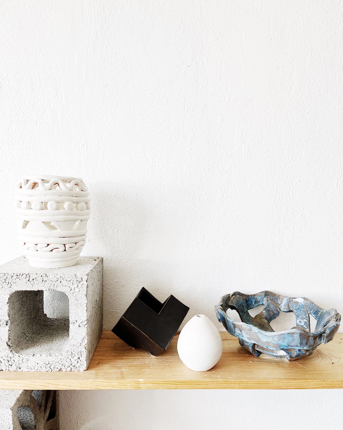 Vintage Painted Terra Pot