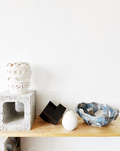 Vintage Painted Terra Pot