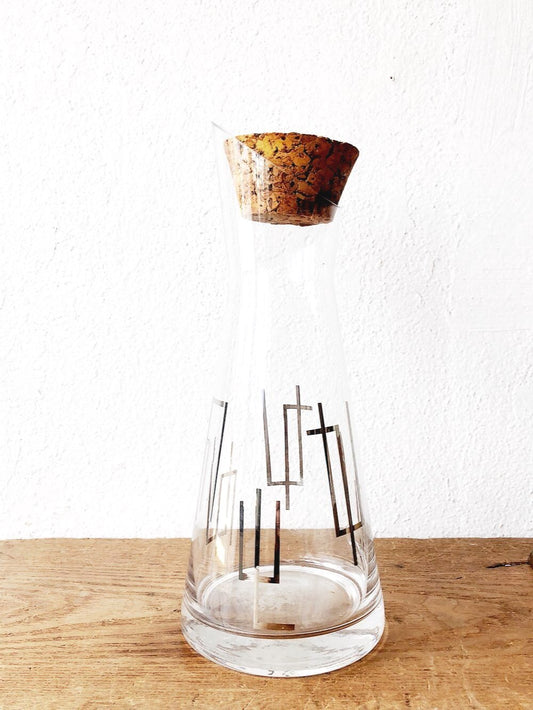 Vintage MCM Glass Decanter