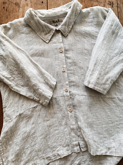FLAX Linen Button Up