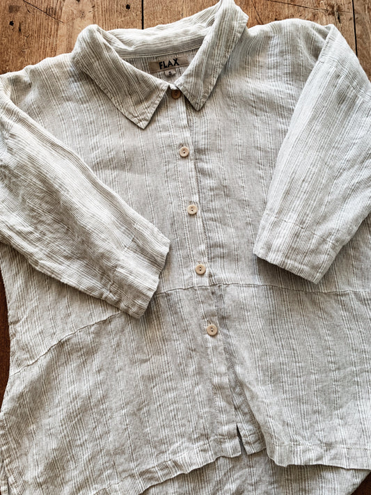 FLAX Linen Button Up