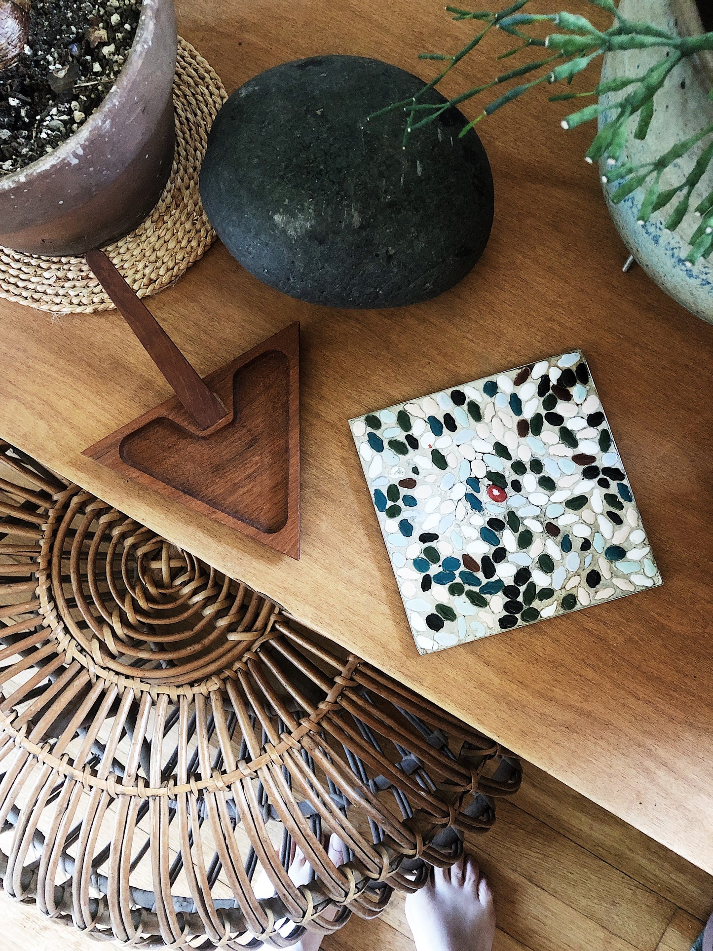 Vintage Mexican Pebble Tile