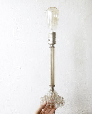 Vintage 1920s Glass Lamp