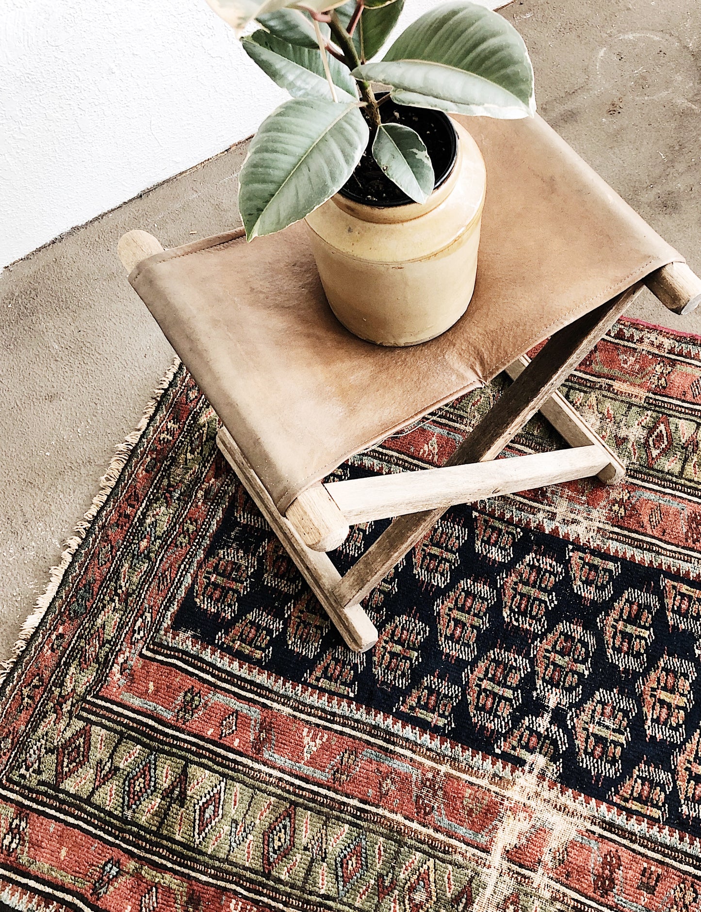 Vintage Wool Kilim Rug