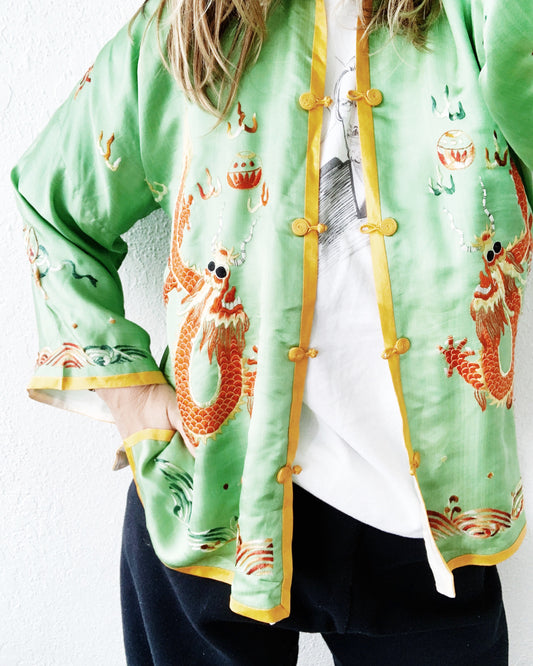 1950’s Silk Cheongsam Dragon Jacket