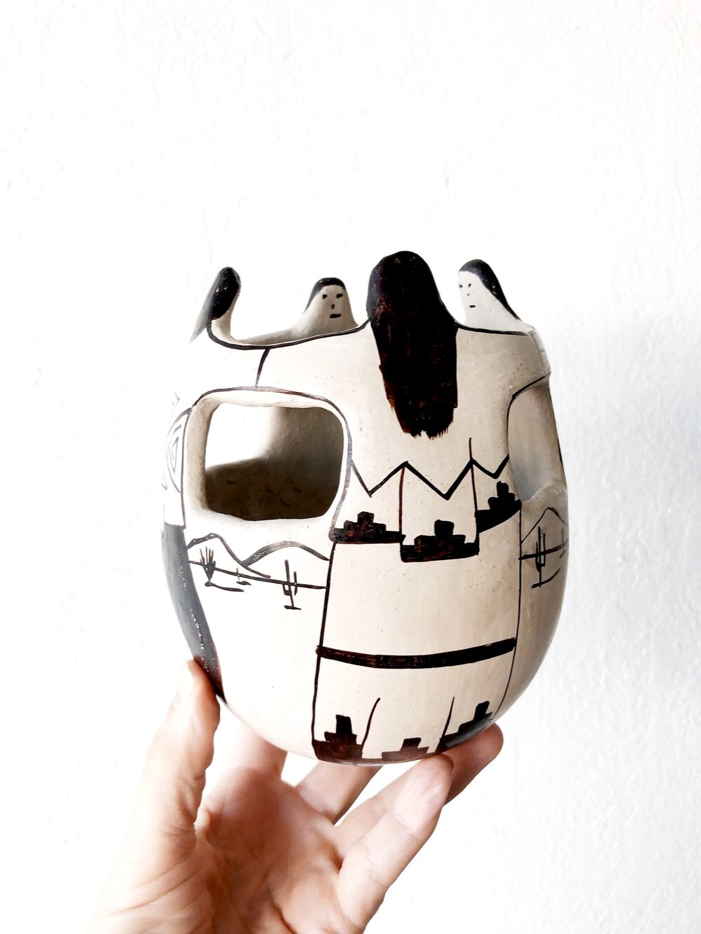 Rare Papago Angea Tohono O’odham Friendship Vase