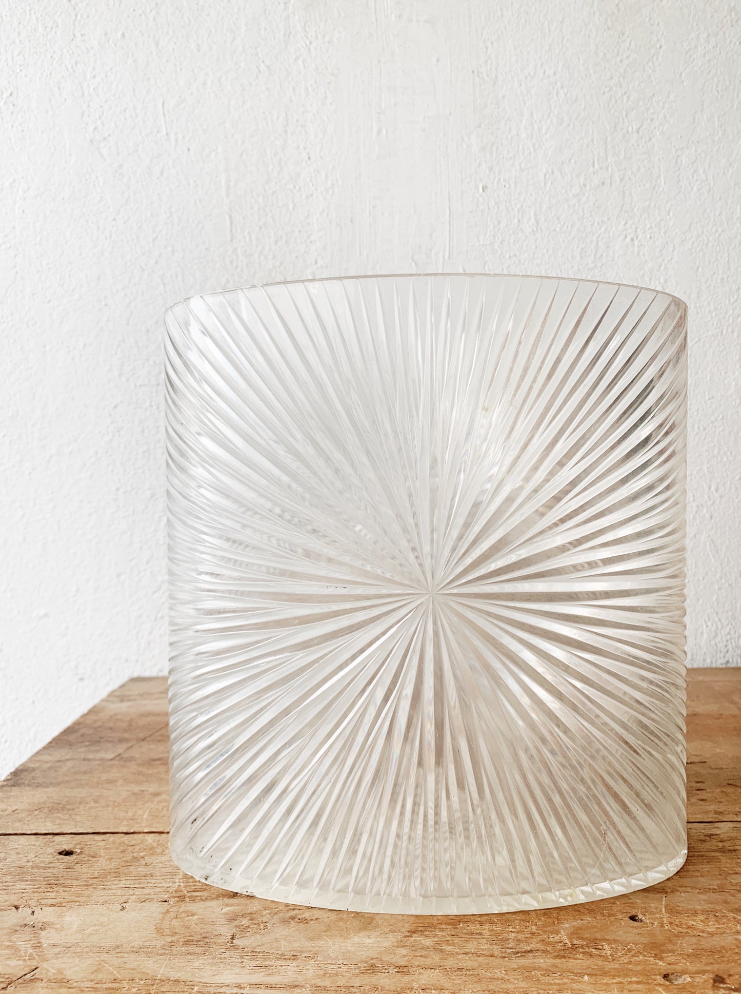 Vintage Lucite Garbage Can