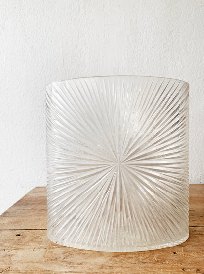 Vintage Lucite Garbage Can