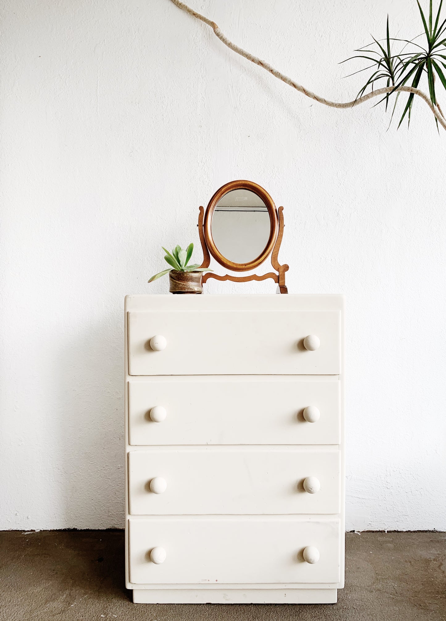 Vintage Wood Dresser
