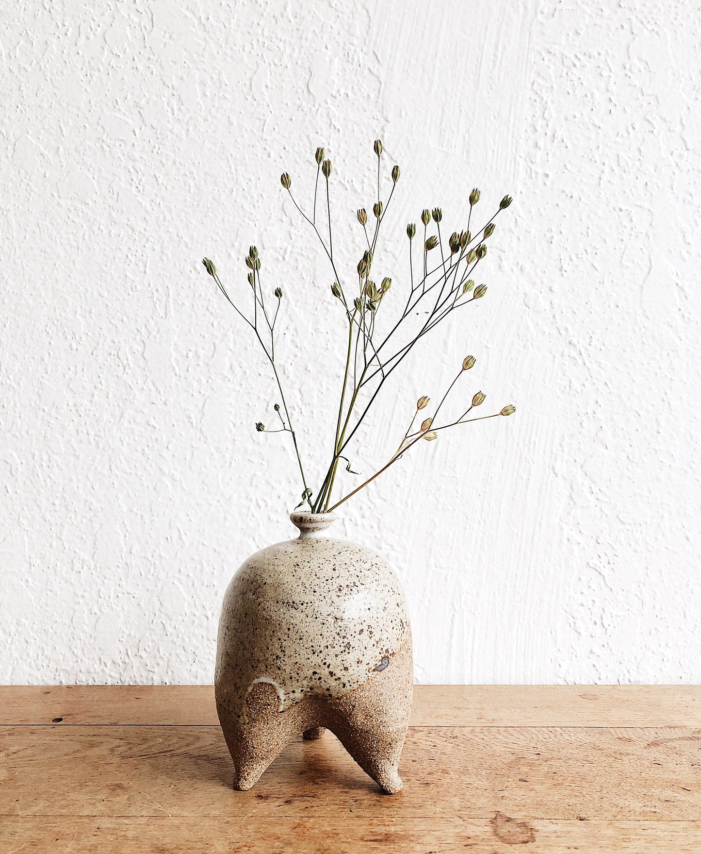 Vintage Handmade Footed Weed Pot
