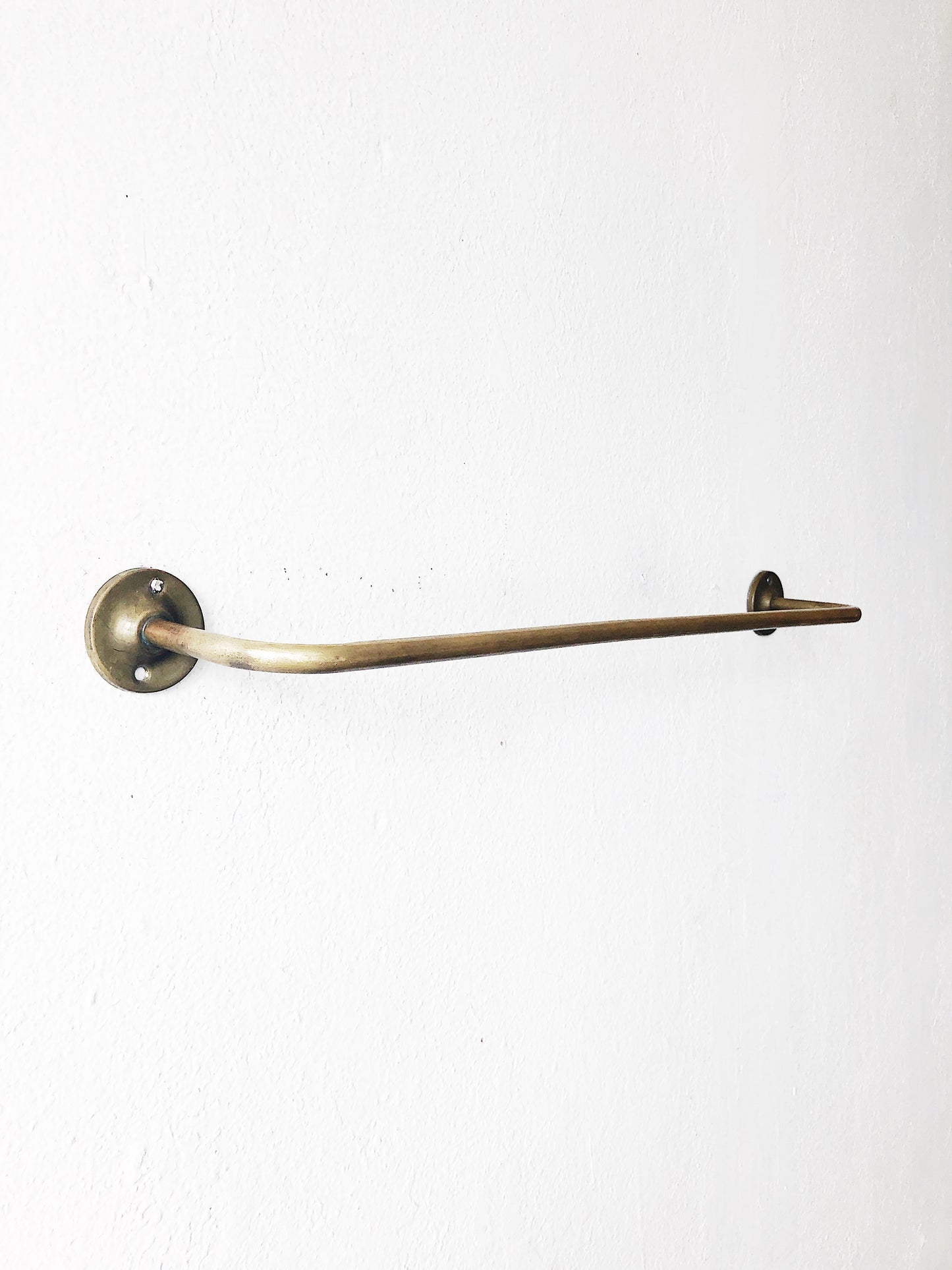 Vintage Brass Hanging Rod