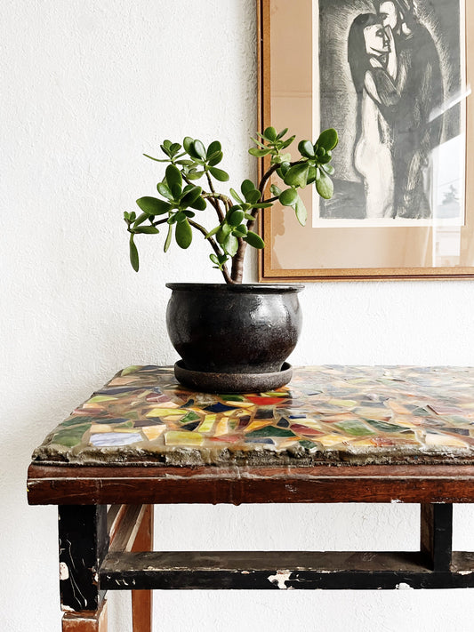 Vintage Mosaic Writing Table