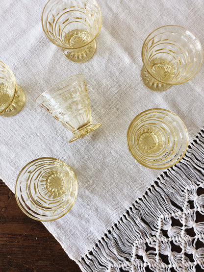 Vintage Cotton Fringed Textile