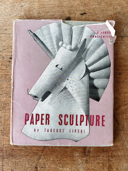 Rare 1947 Vintage Paper Sculpture Hardcover