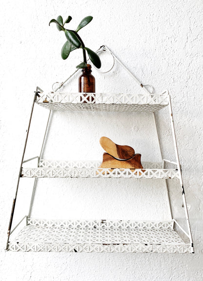 Mid Century Metal Shelf