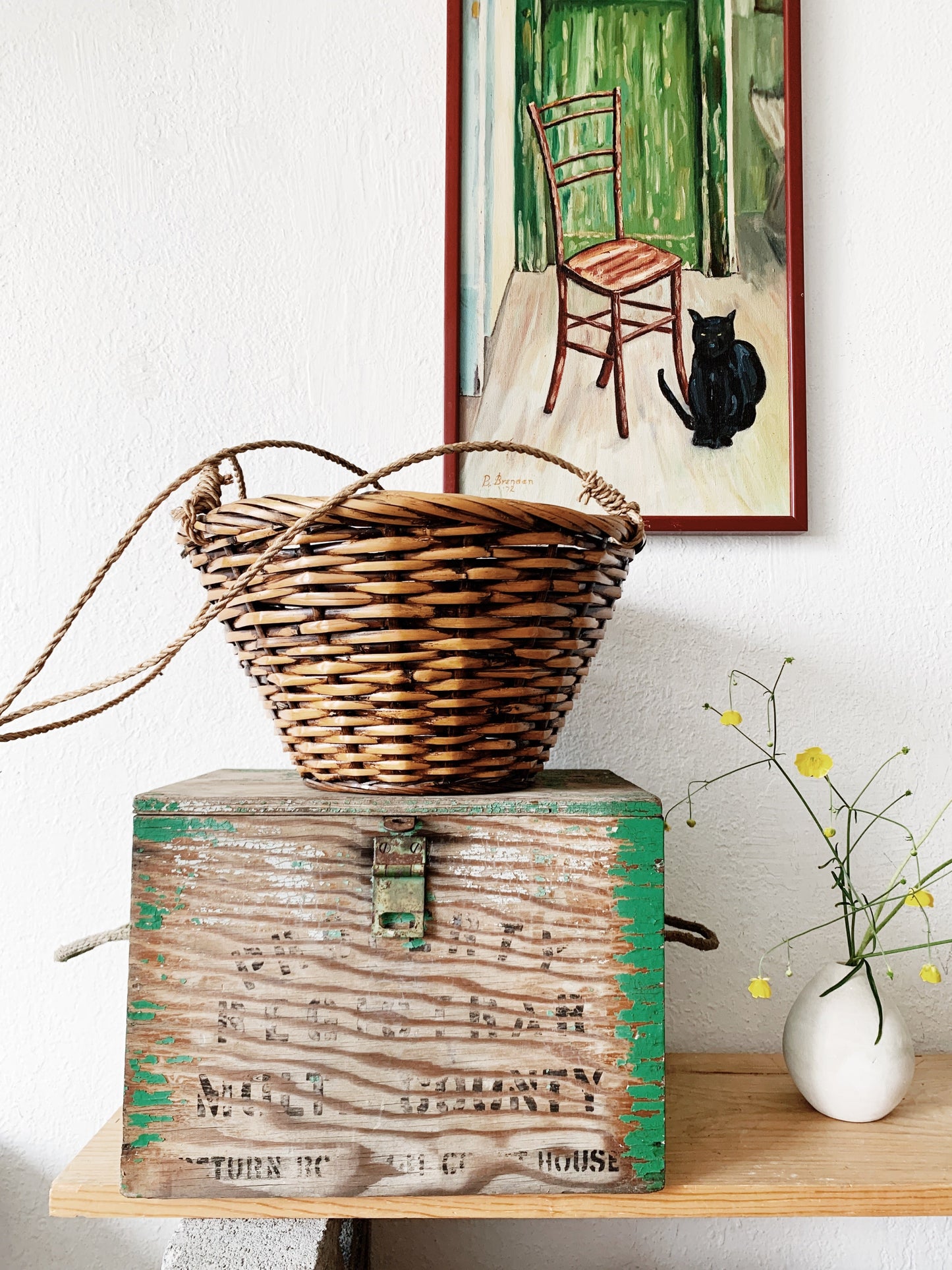 Vintage Hanging Basket