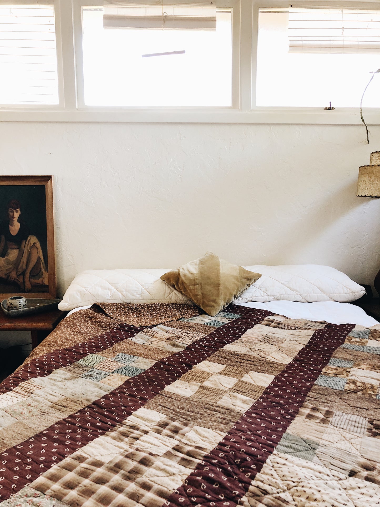 Antique Cotton Calico Quilt