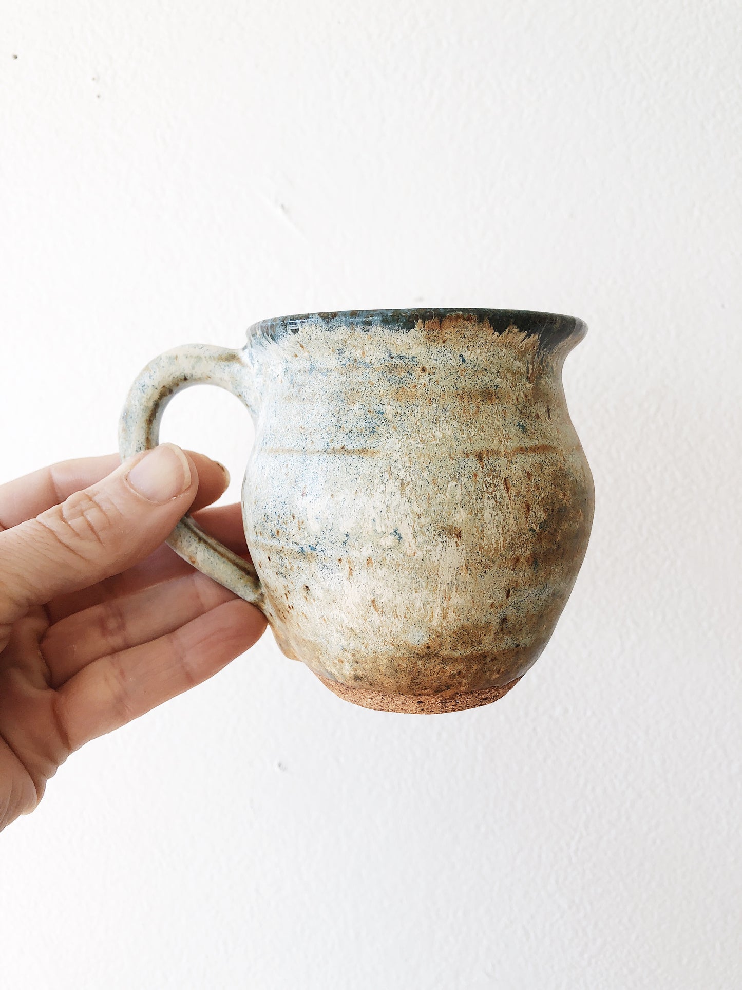 Vintage Handmade Mug Pair