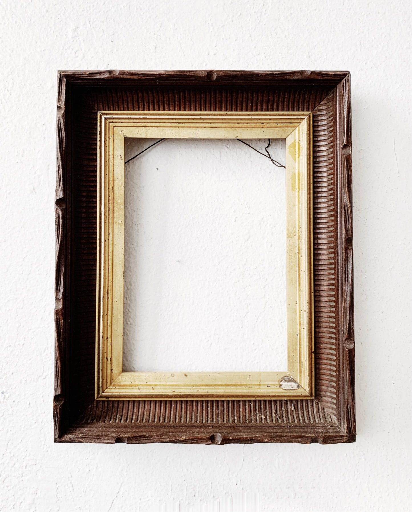Vintage Carved Wood Frame
