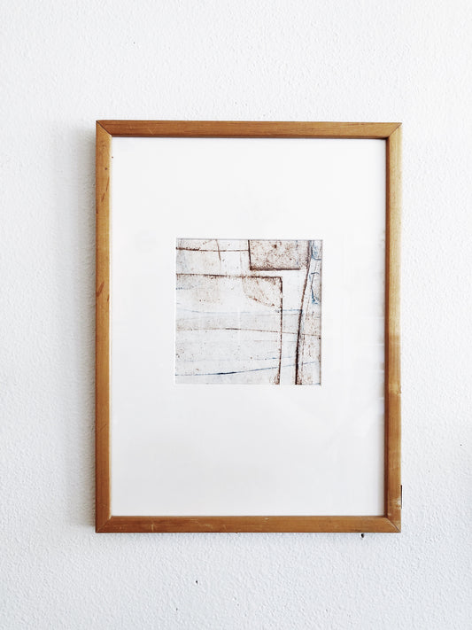 Abstract Modernist Engraving