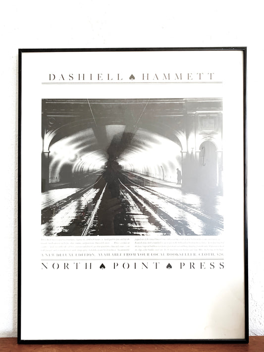 Vintage Framed Maltese Falcon Poster