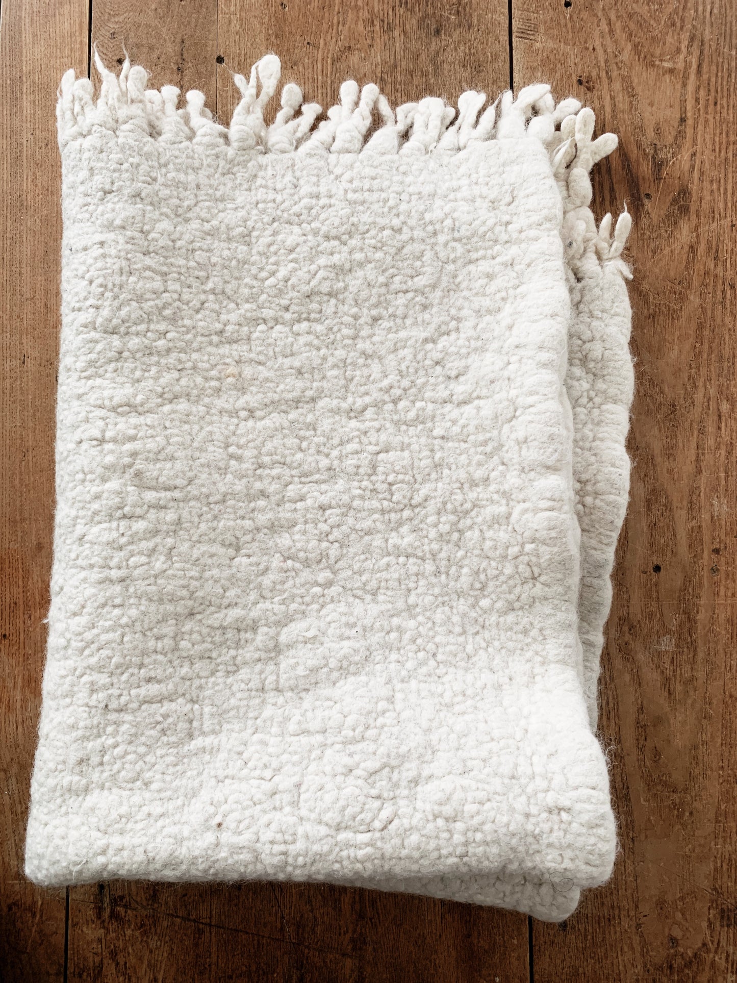 Thick Vintage Wool Rug