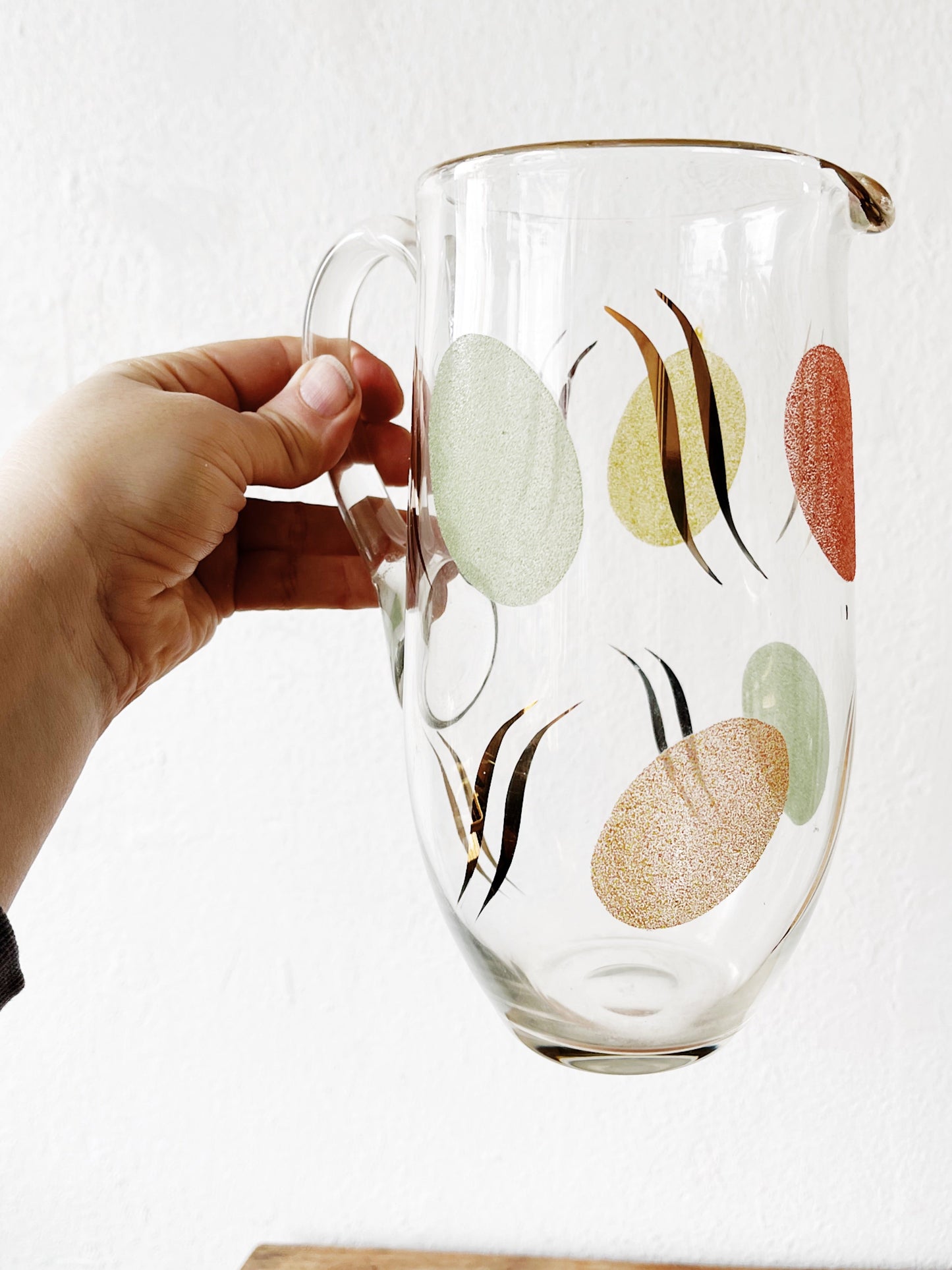 Mid Century Etched Glassware