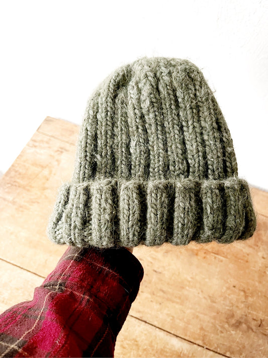 Handmade Mohair Wool Beanie