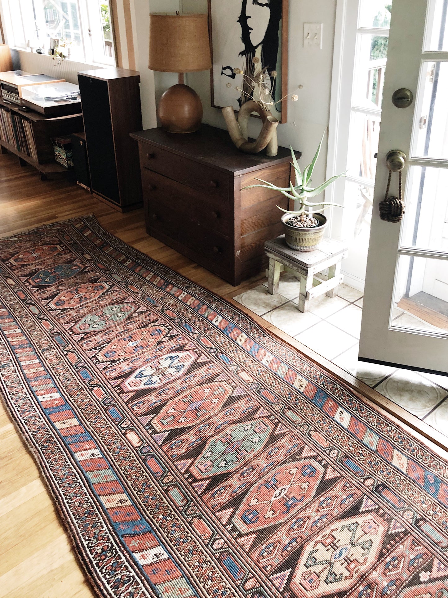 Vintage Kubu Wool Kilim Runner
