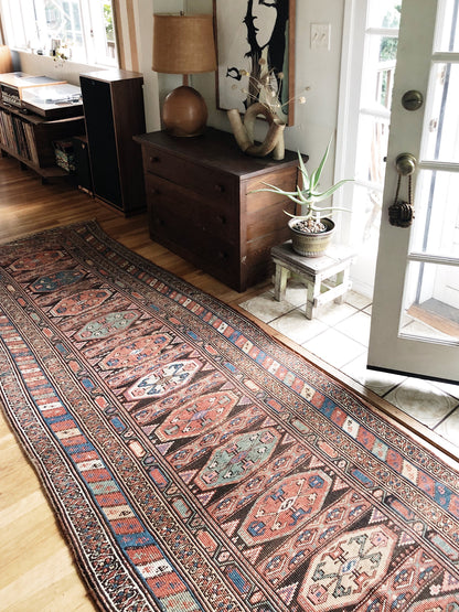 Vintage Kubu Wool Kilim Runner