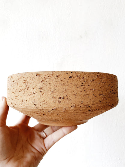 Vintage Shallow Terra Cotta Pot