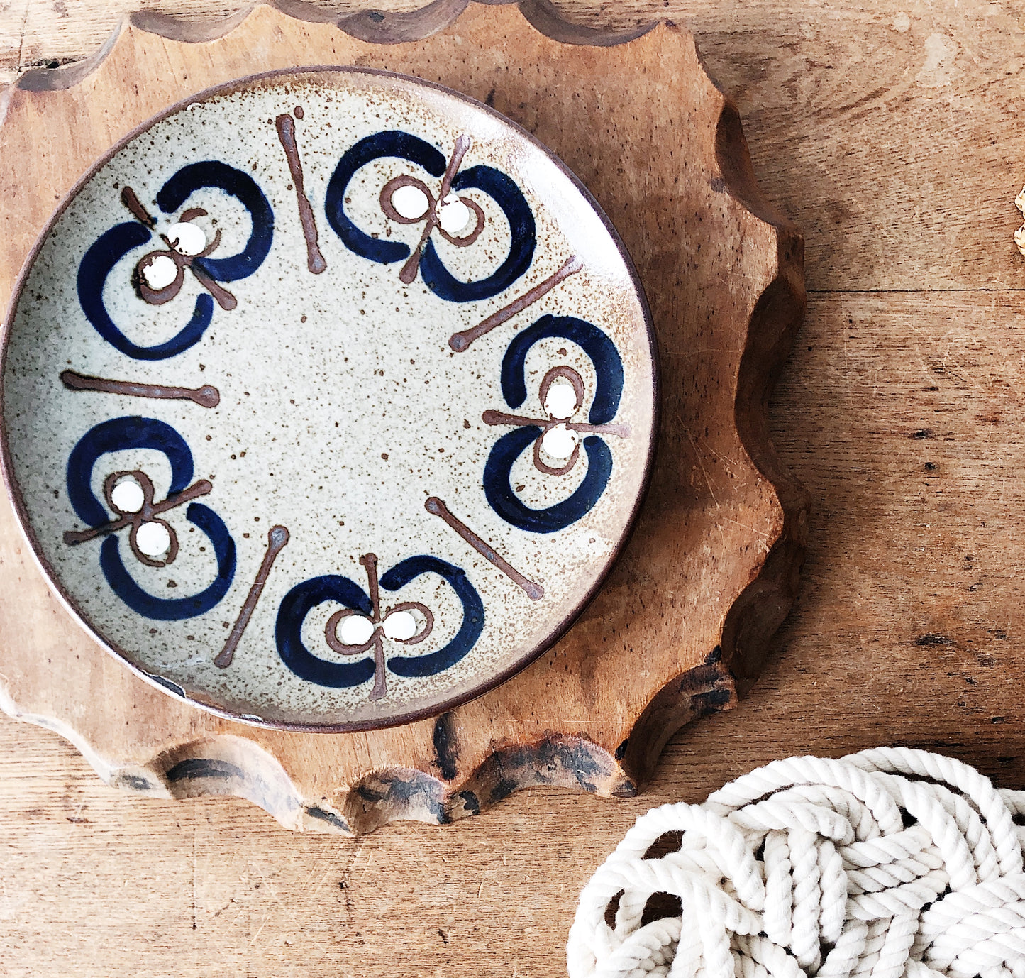 Vintage Mexican Plate