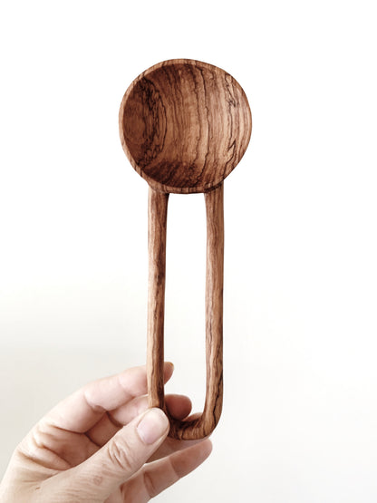 Hand Carved Wood Scoop