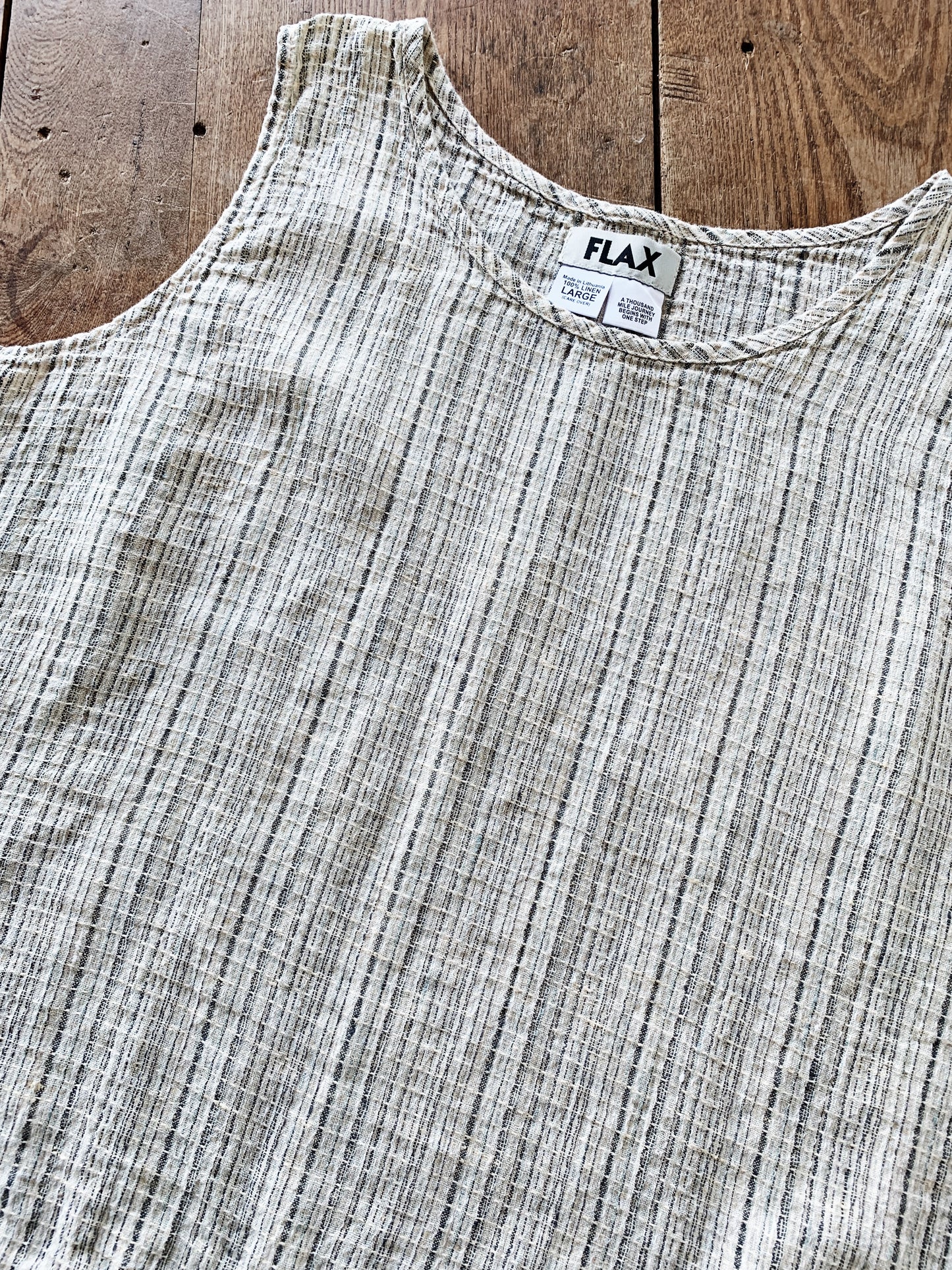 FLAX Boxy Linen Tank