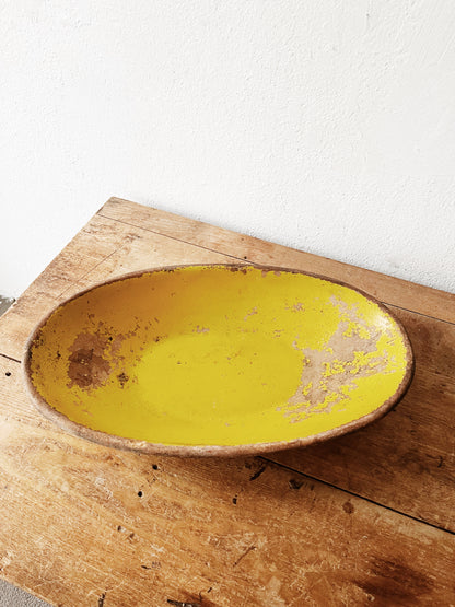 Primitive Wood Dough Bowl
