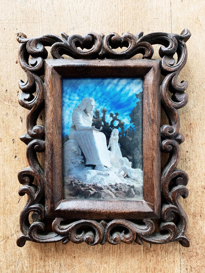 Vintage Carved Wood Frame