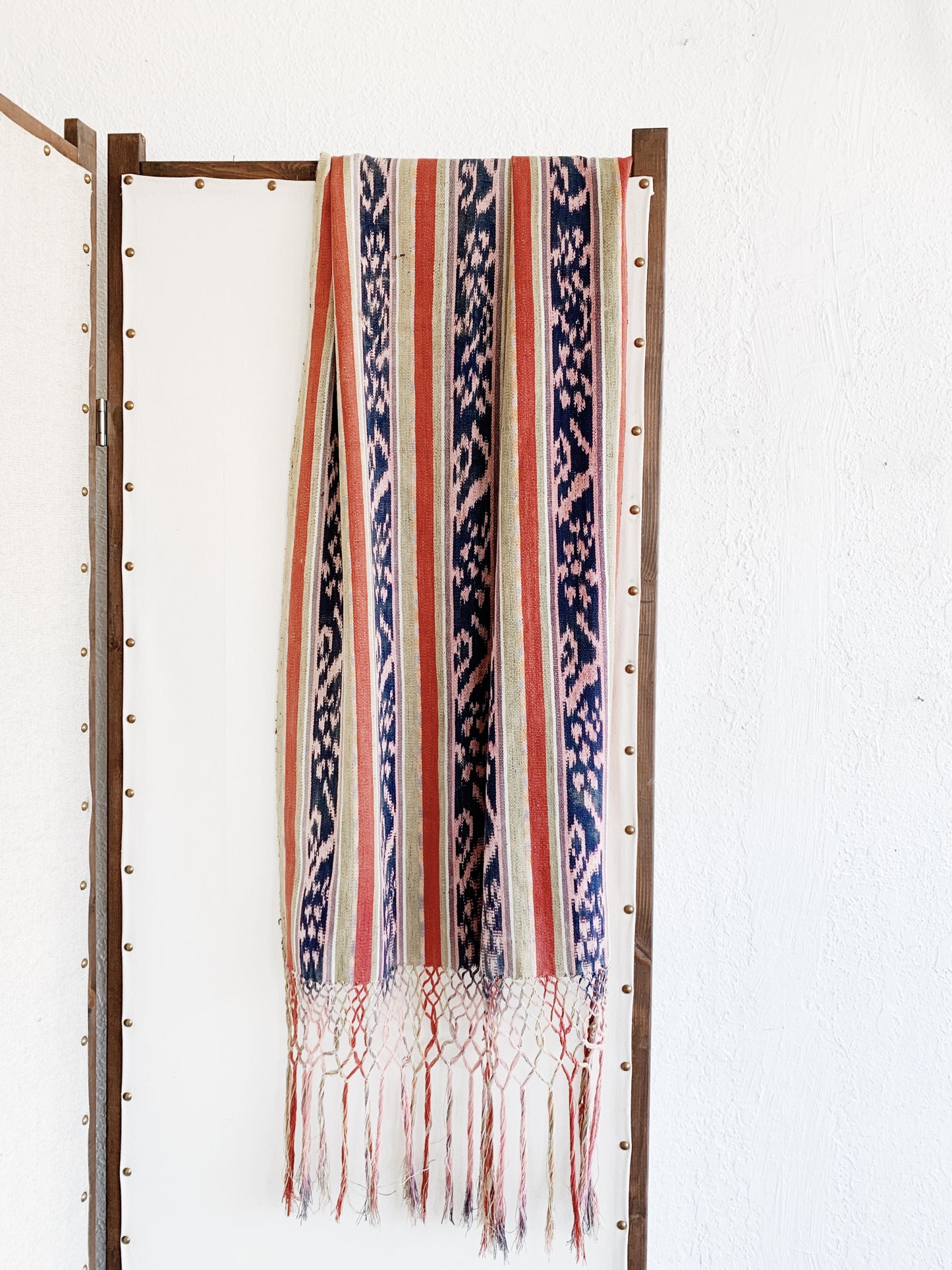 Vintage Woven Ikat Runner