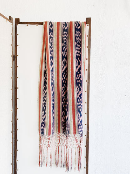Vintage Woven Ikat Runner
