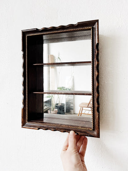 Vintage Mirrored Shelf