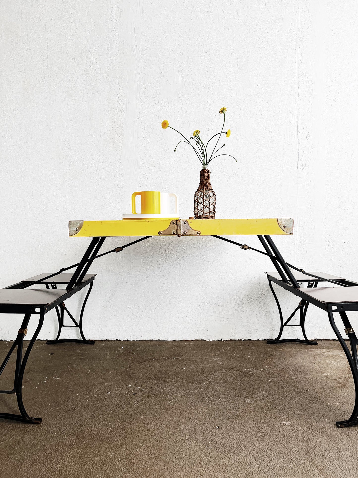 Vintage Folding Picnic Table