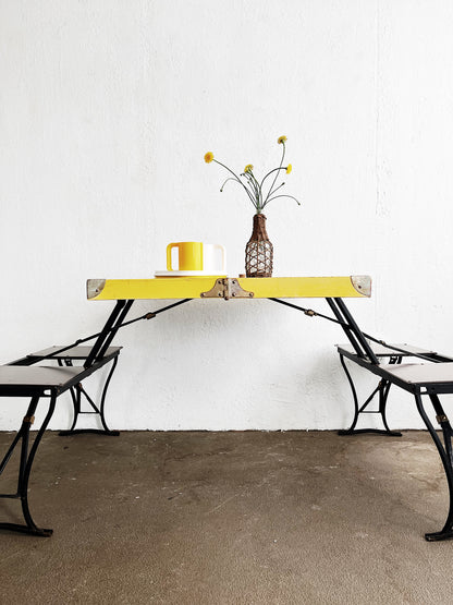 Vintage Folding Picnic Table
